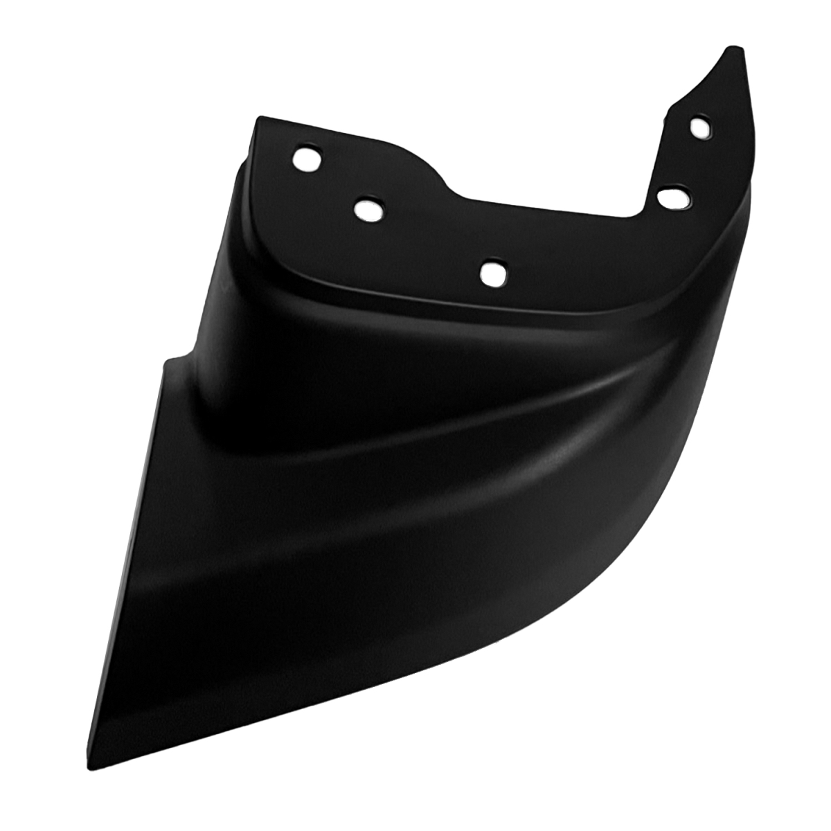 Rear Driver Side Bumper End Cap - Black - Direct Replacement - Durable Design
