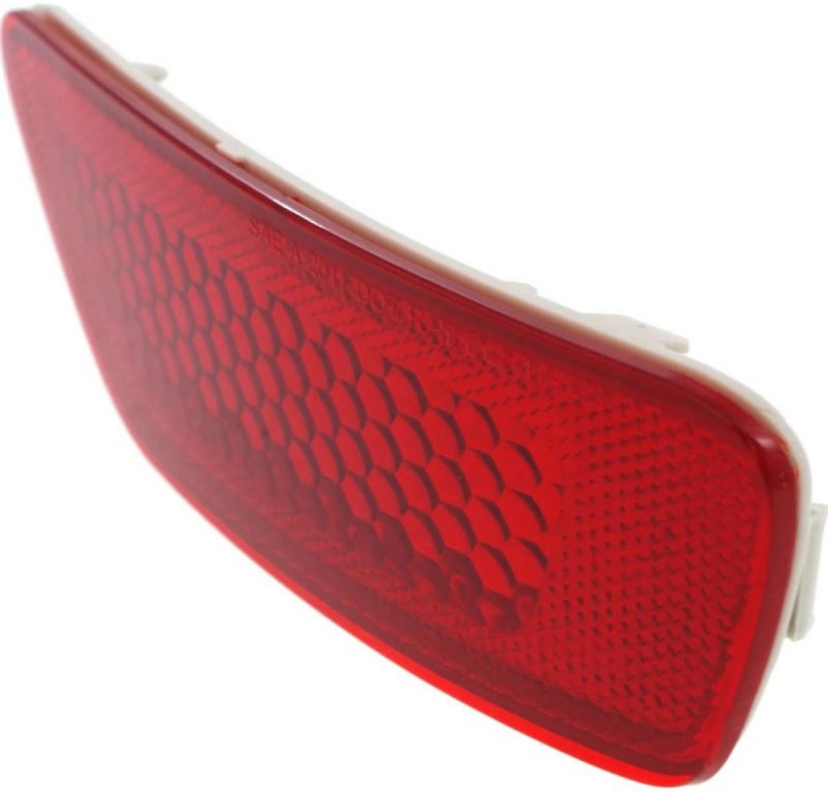 Replacement Rear Passenger Side Bumper Reflector - Black - Single Unit - Durable Construction