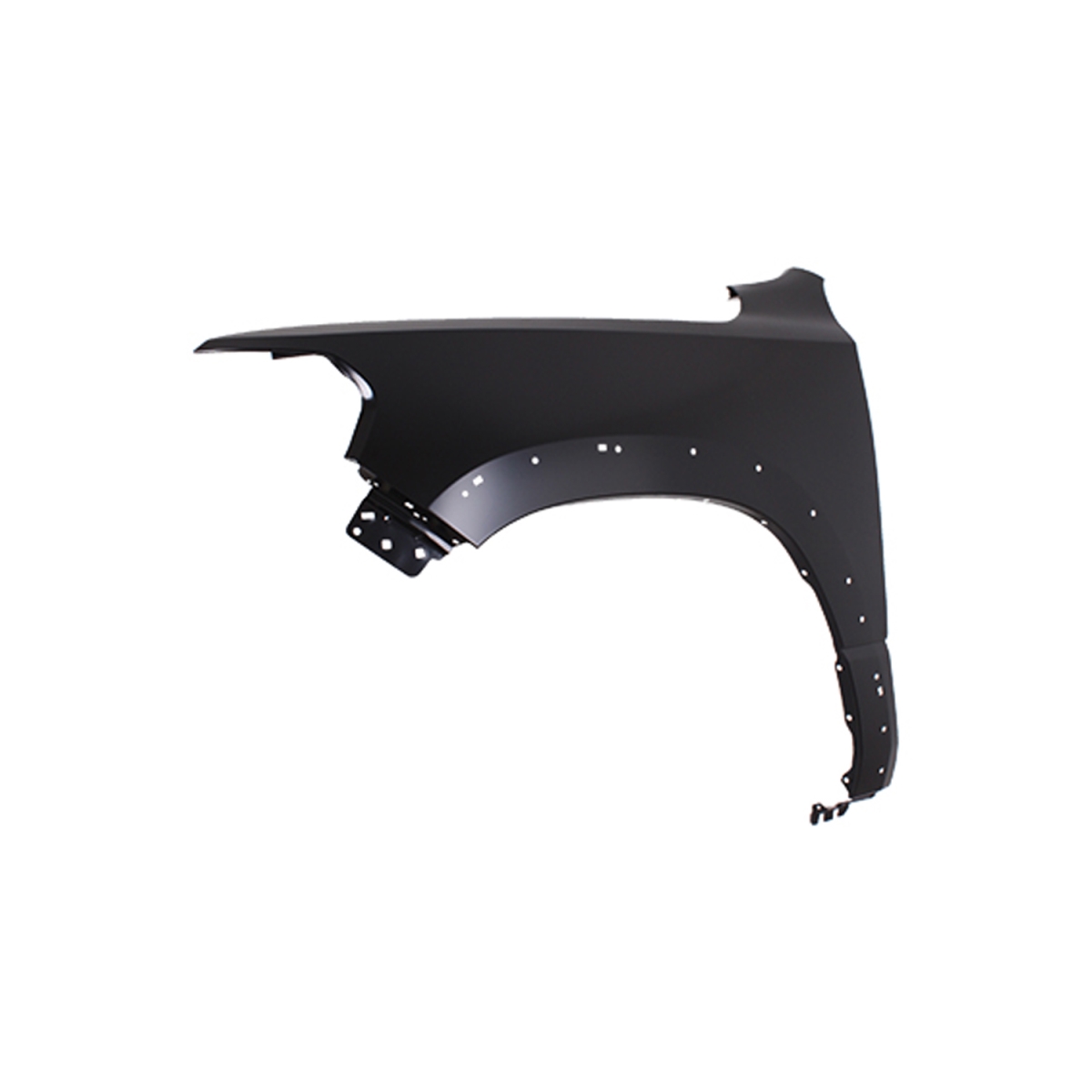 Replacement Front Driver Side Fender - Black - Individual - Durable Construction