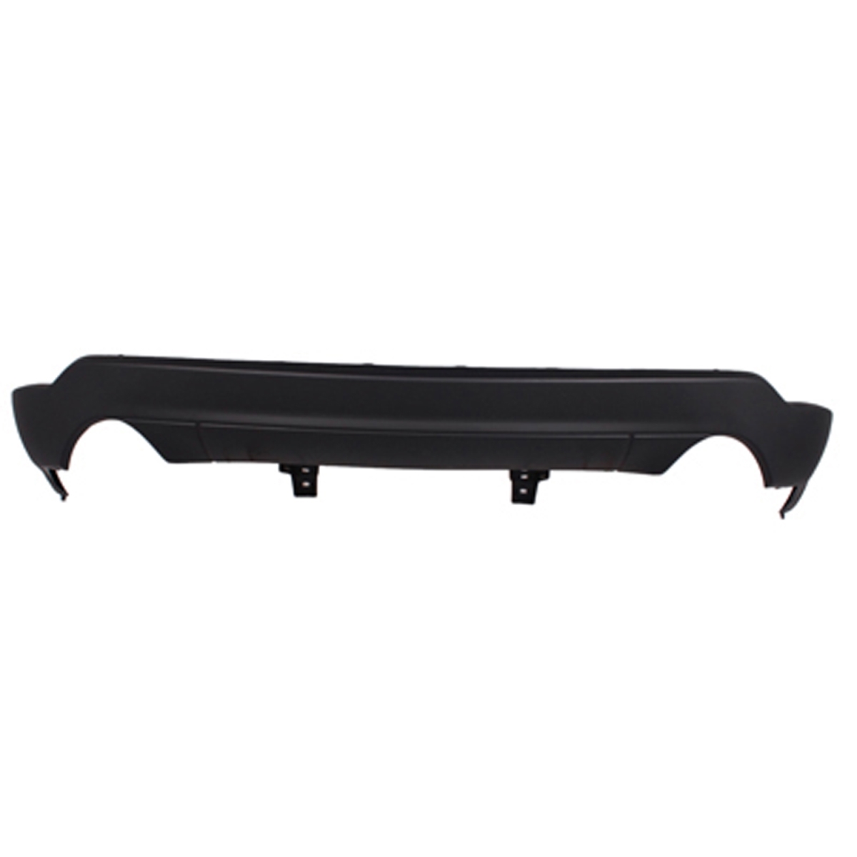 Replacement Rear Bumper Cover - Black - Individual - Durable Design