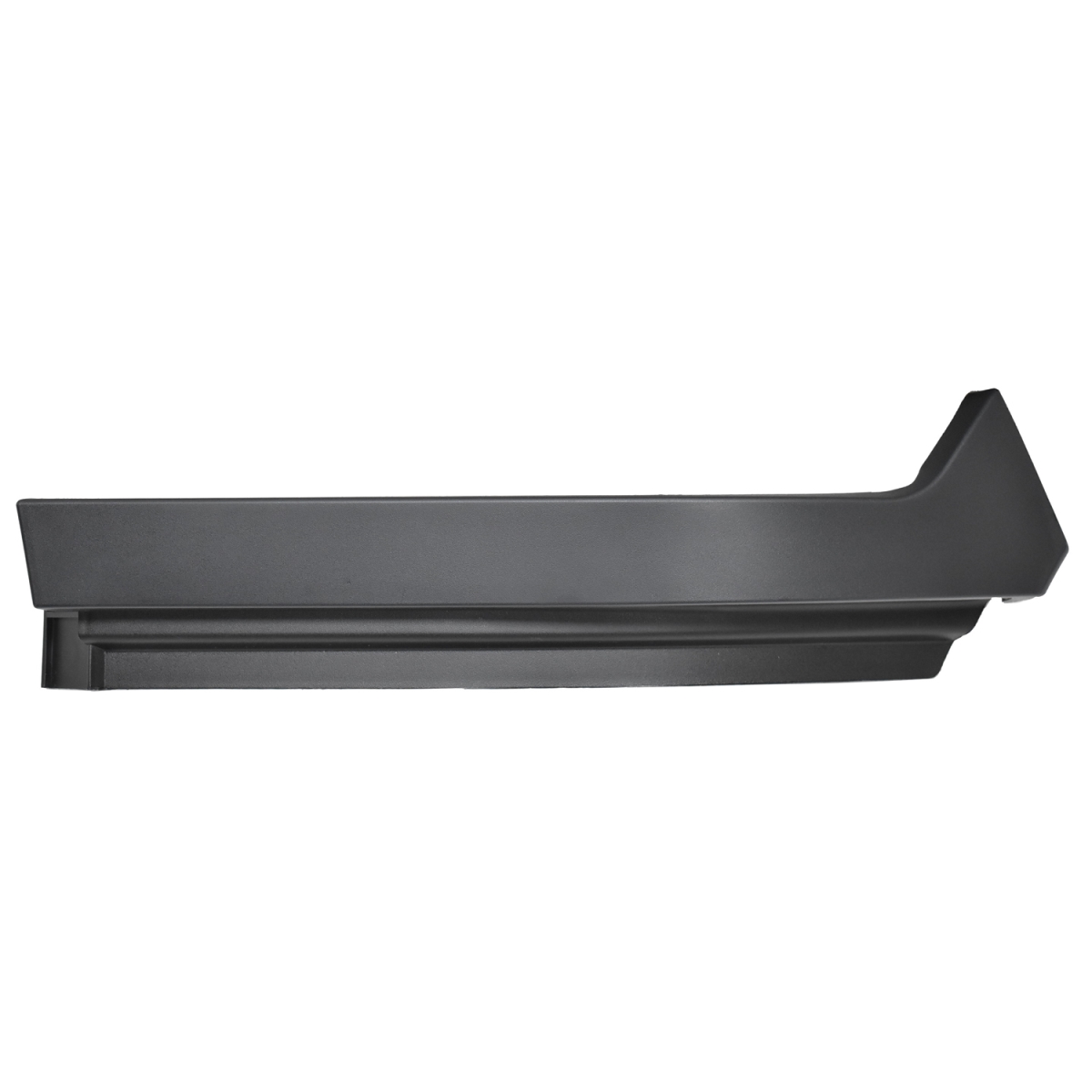 Front Driver Side Bumper Cover Filler - Black - Direct Replacement - Durable