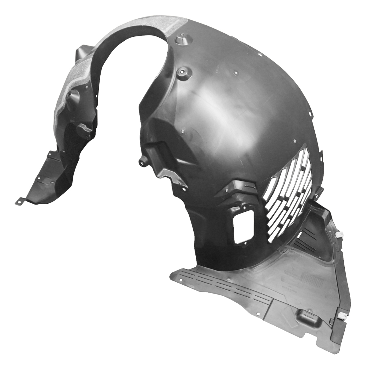 Replacement Driver Side Front Fender Liner - Black - Single Unit - Durable Construction
