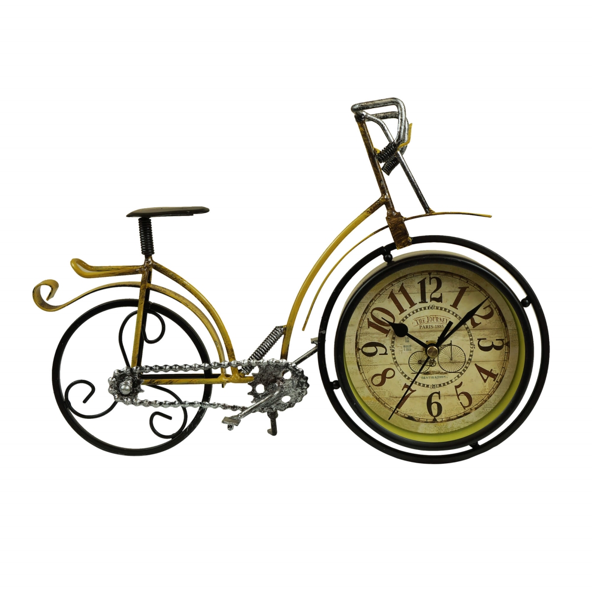 Picture of Mr. MJs Trading BM-YW1803 Bicycle Table Clock - Yellow