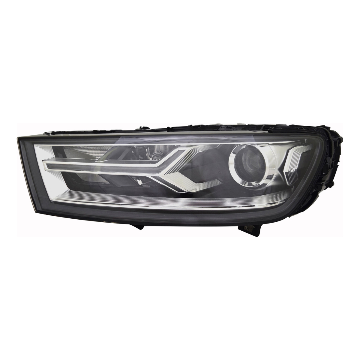 Replacement HID Headlight Lens & Housing - Black - Direct Fit