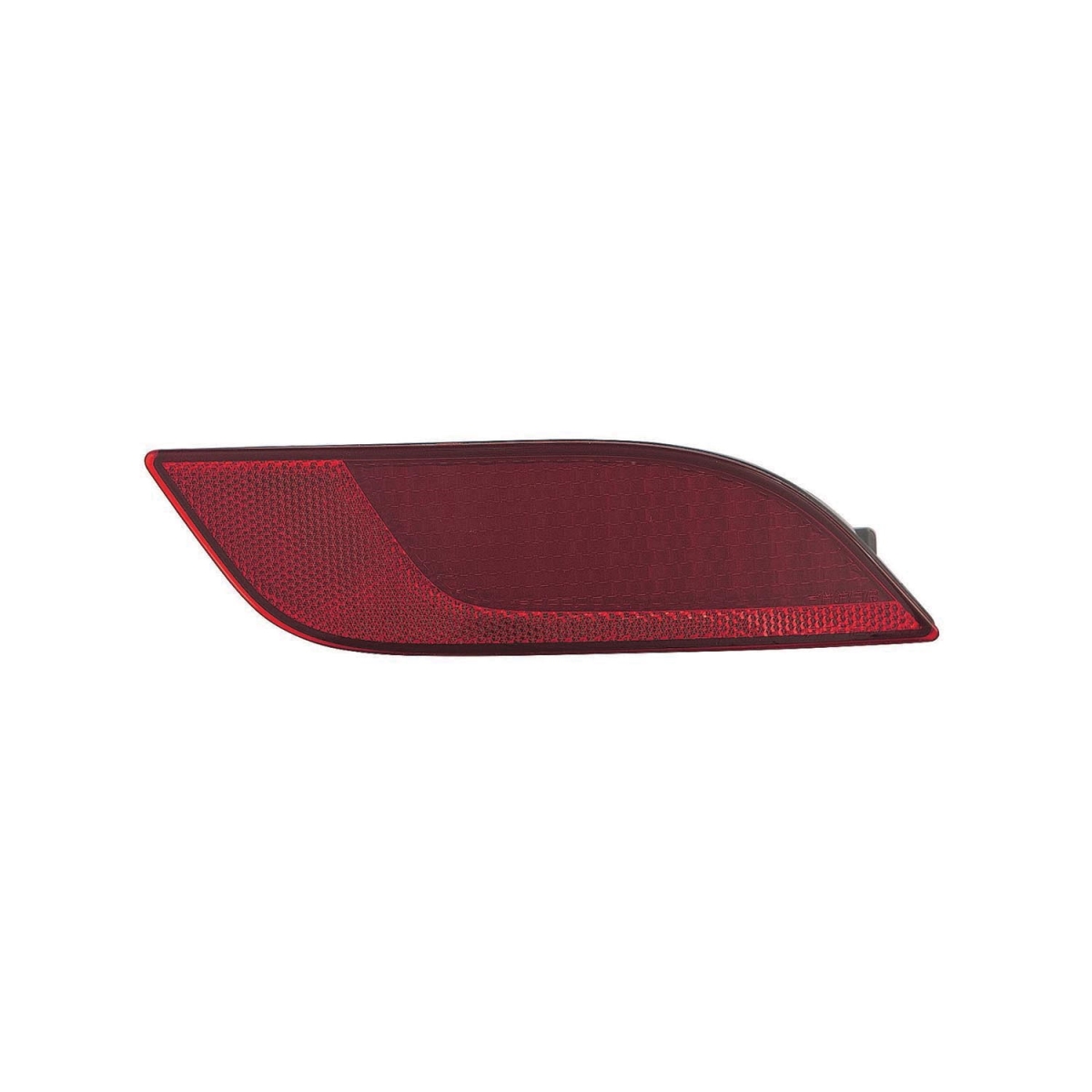 Rear Bumper Reflector - Black - Direct Replacement - Durable Design