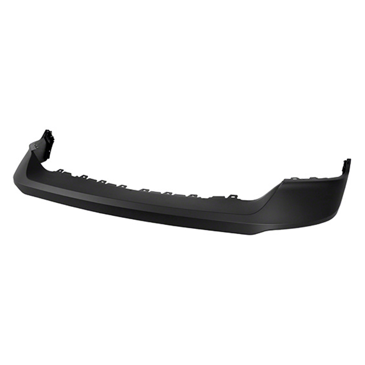 Replacement Front Upper Bumper Cover - Black - Direct Fit - Durable Design