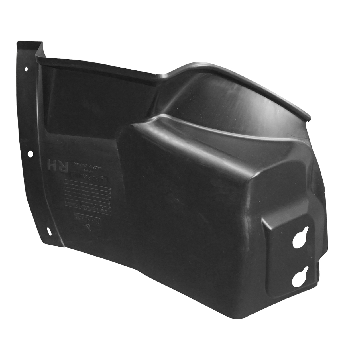 Front Passenger Side Fender Splash Shield - Black - Individual - Durable Protection