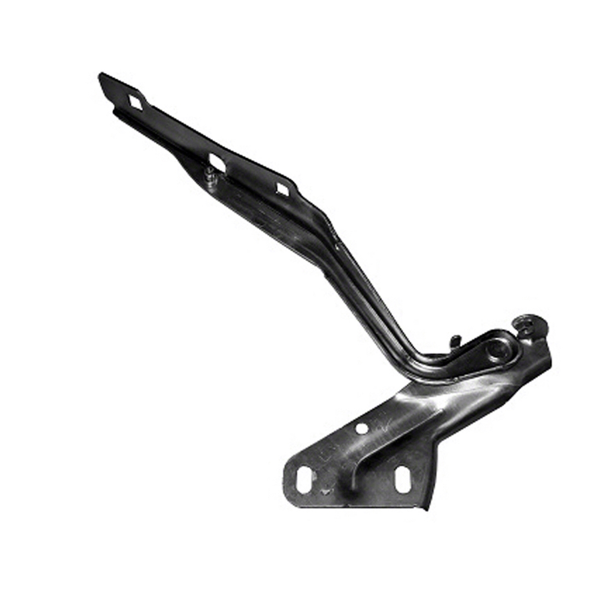 Driver Side Hood Hinge - Black - Individual - Durable Alloy Construction