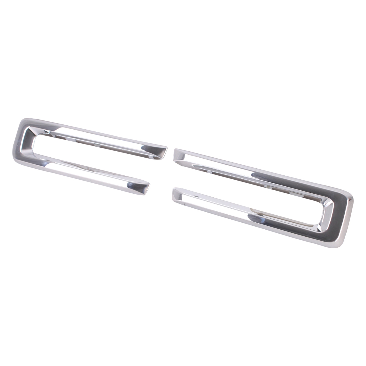 TA-CH1210139C Replacement Grille Trim Ring 2-Piece Set [Nostrils] Chrome For RAM PICKUP-RAM-5500 2019-2023(CH1210139C)