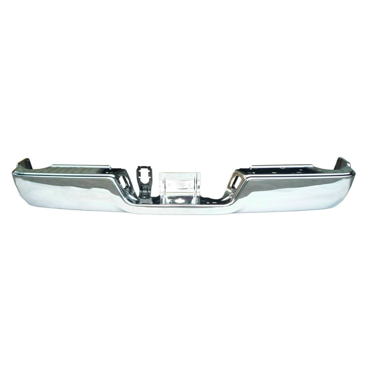 Replacement Rear Bumper Face Bar - Black - Direct Fit - Durable Alloy