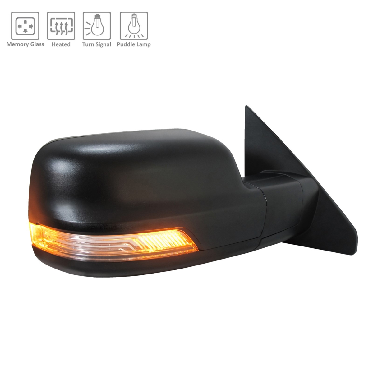 TA-CH1321536 Replacement Passenger Side Power Door Mirror For RAM PICKUP-RAM-1500 2022-2022(CH1321536)
