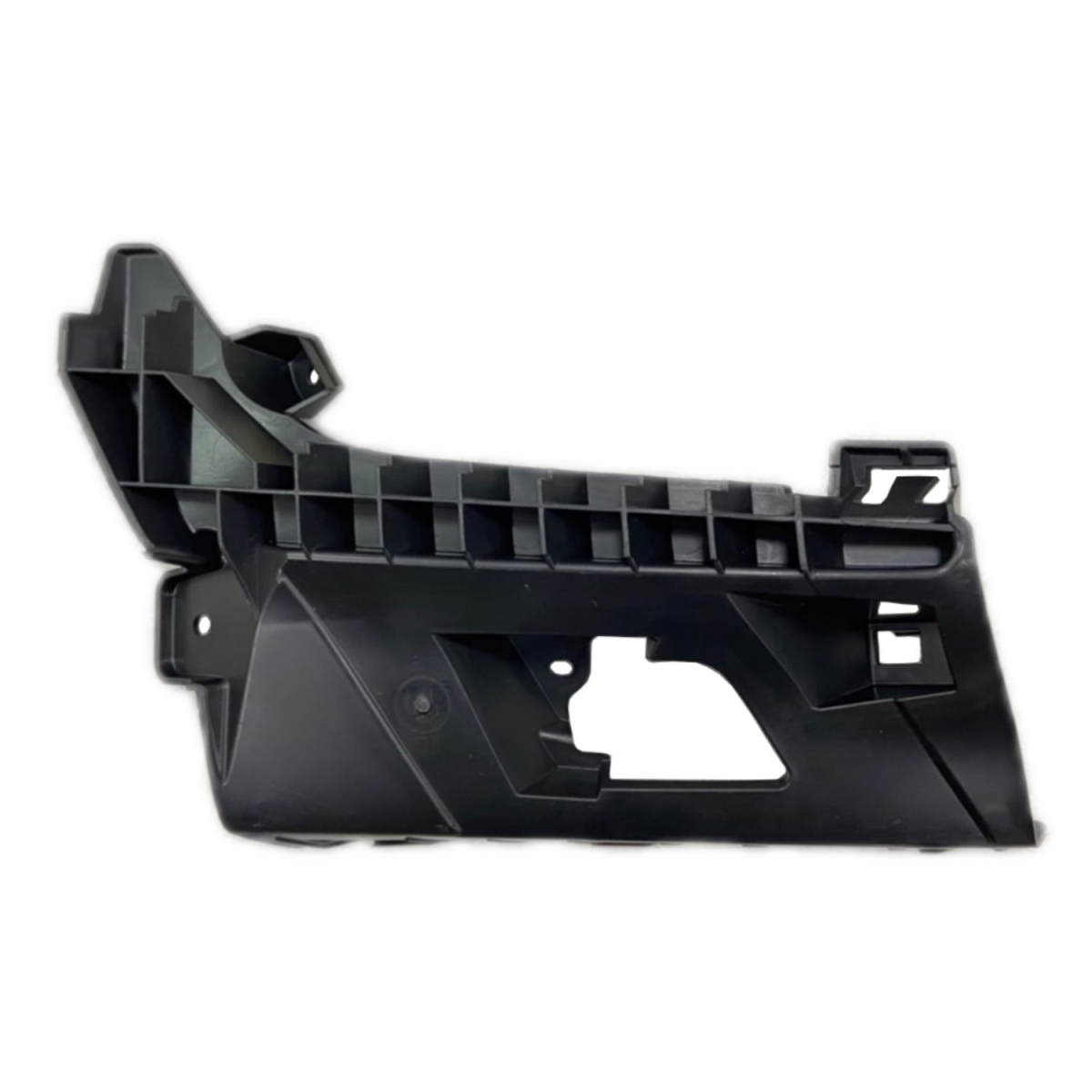 Front Driver Side Bumper Cover Support - Black - Single Unit - Durable PP Plastic