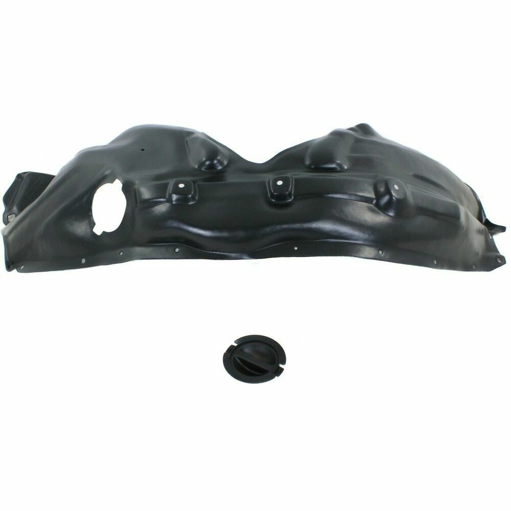 Replacement Driver Side Front Inner Fender - Black - Single Unit - Direct Fit