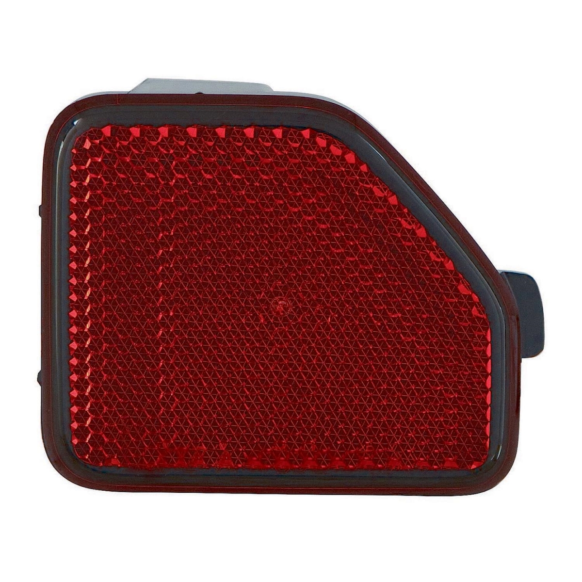 Rear Driver Side Bumper Reflector - Black - Individual Unit - Durable Design