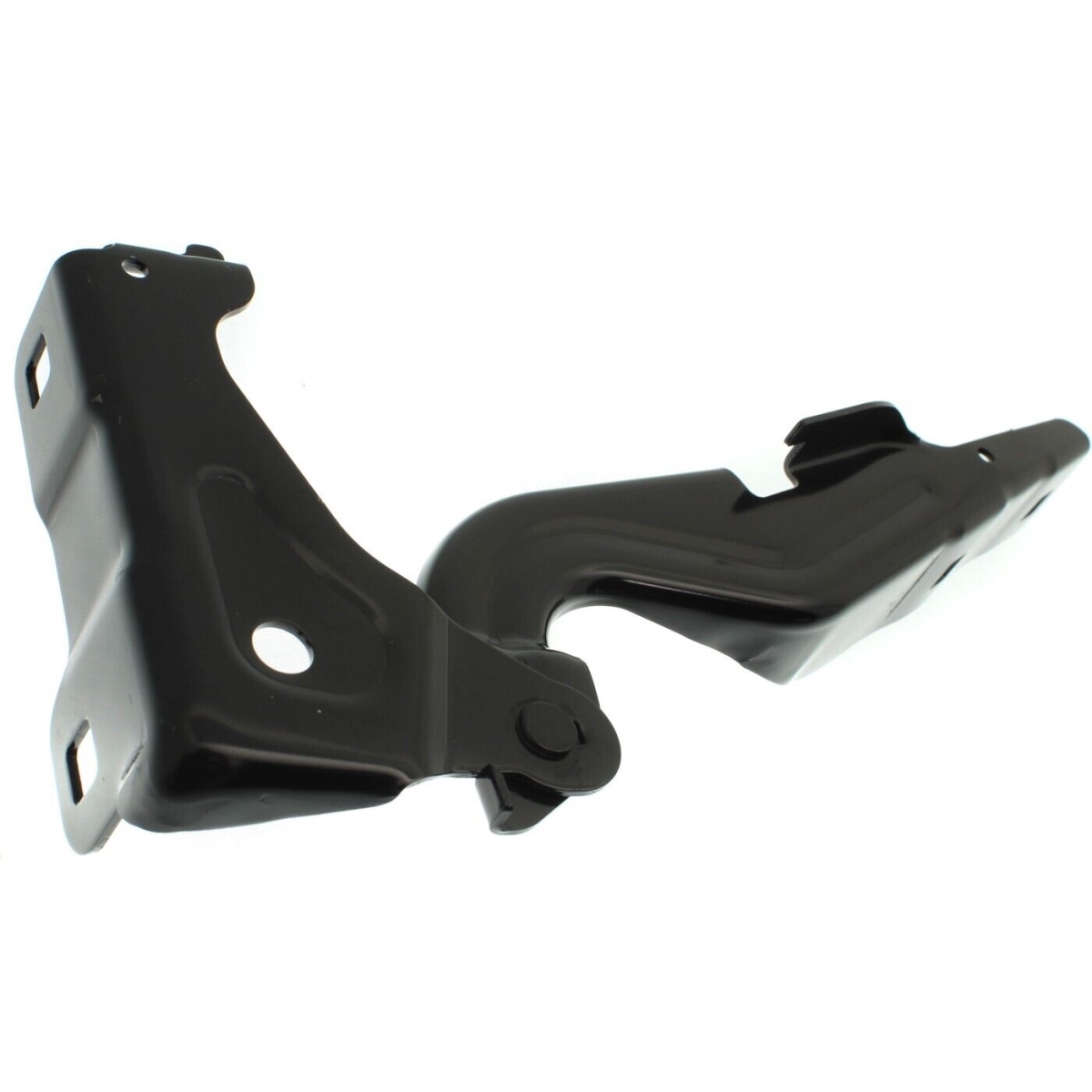 Replacement Driver Side Hood Hinge - Black - Single Unit - Durable Alloy