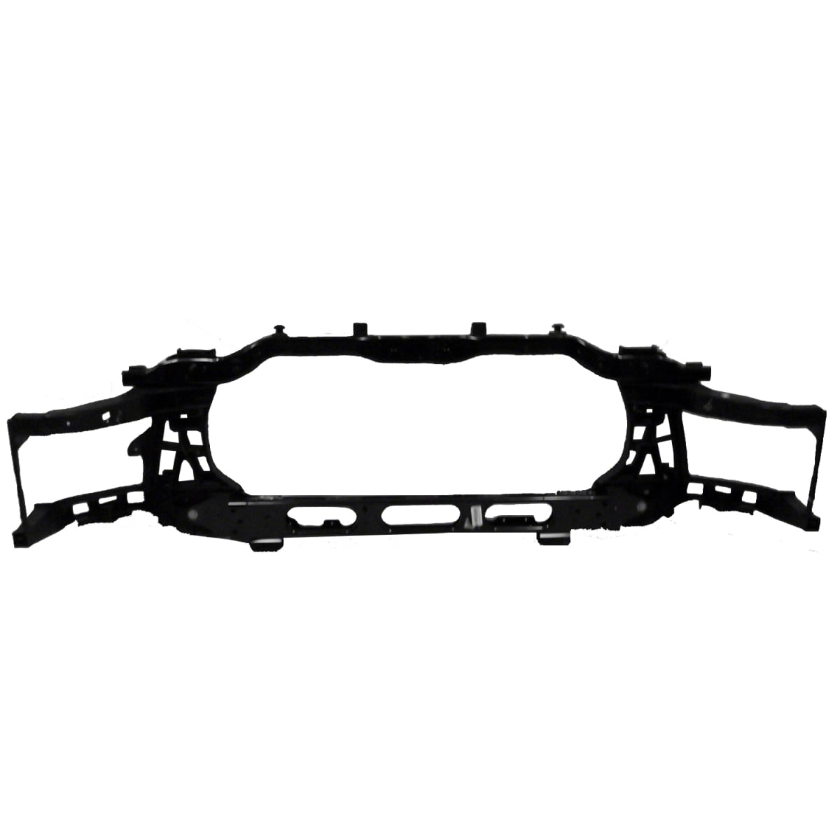 Replacement Radiator Support - Black - Single Unit - Direct Fit