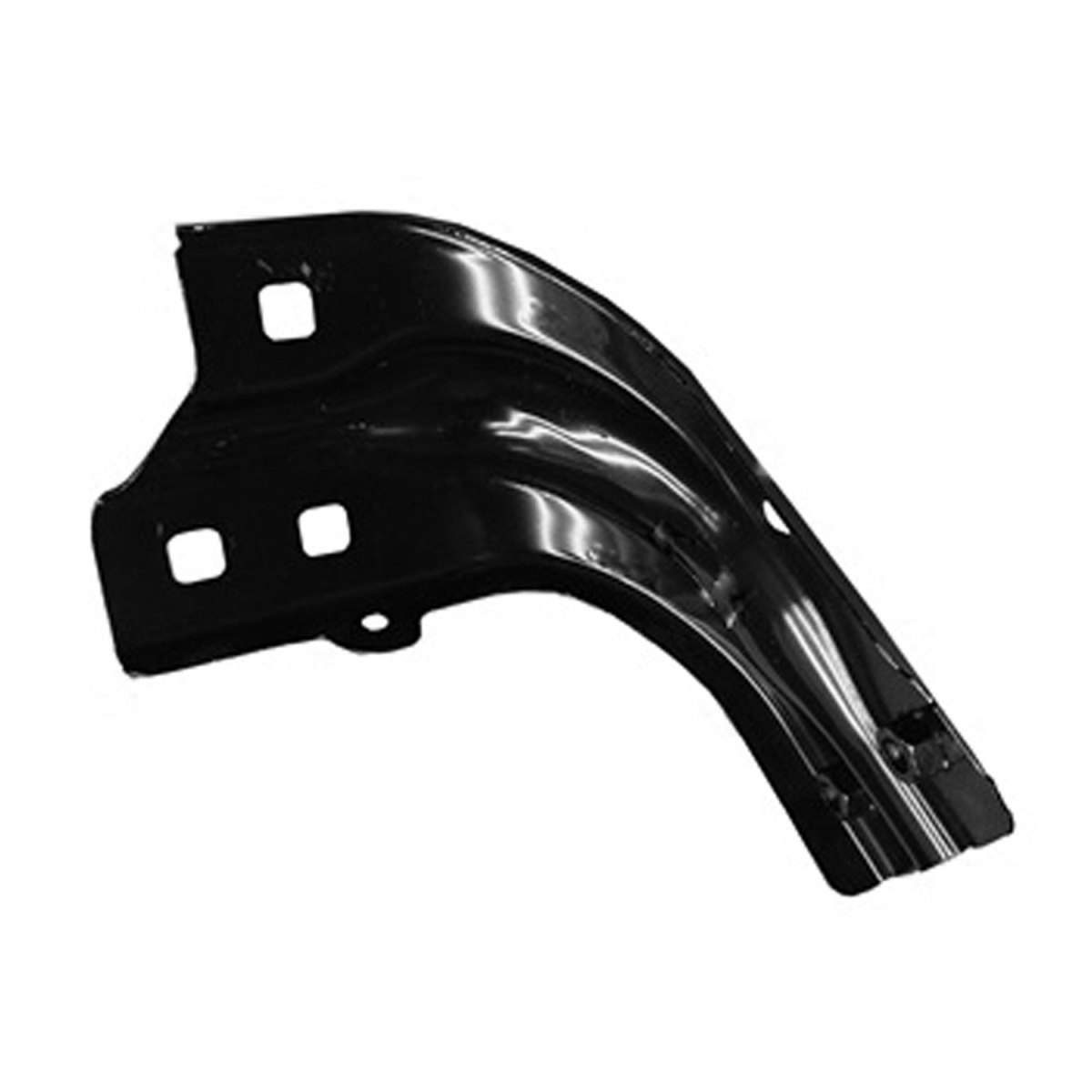 Replacement Front Driver Side Fender Brace - Black - Single Unit - Durable Alloy