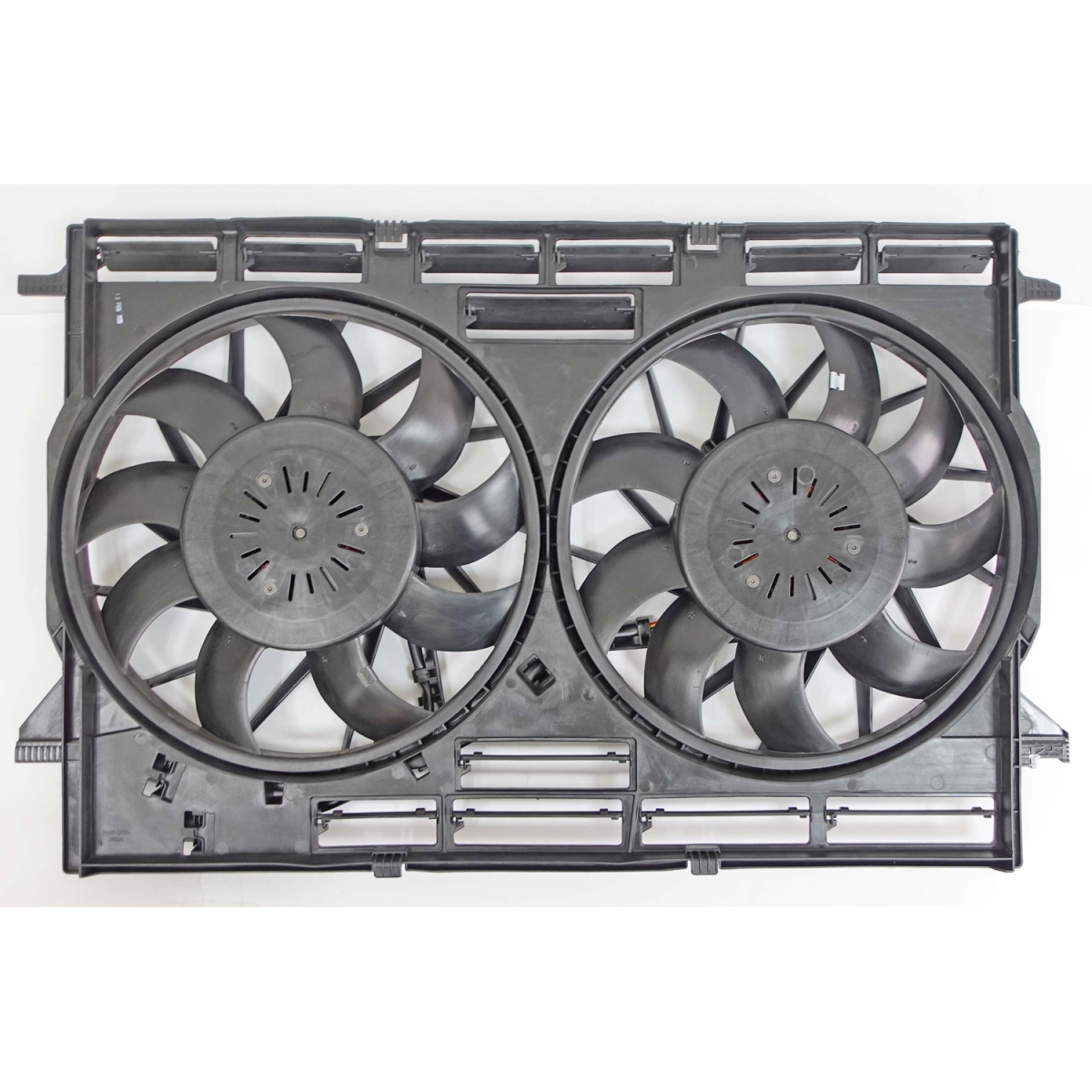 TA-AU3115124 Replacement Radiator And Condenser Fan Assembly With Two Fans Side By Side For AUDI S4 2017-2023(AU3115124)