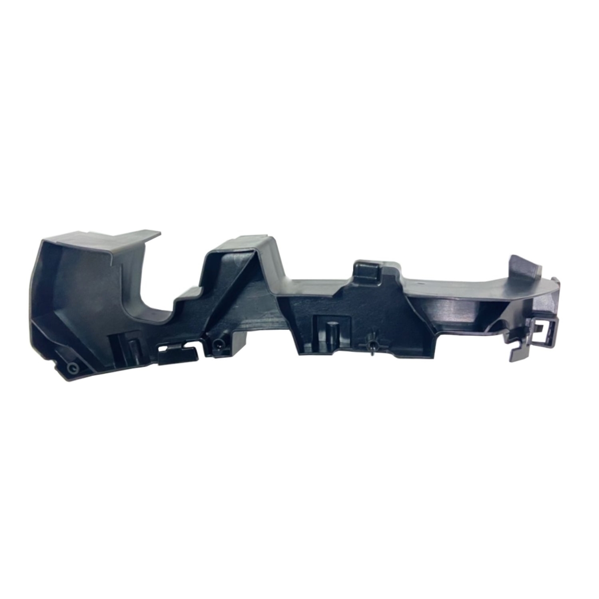Replacement Front Passenger Side Bumper Support - Black - Single Unit - Durable PP Plastic