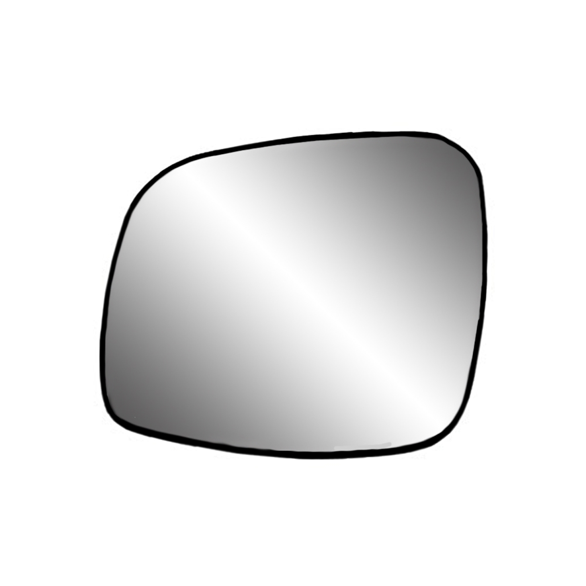Replacement Driver Side Door Mirror Glass - Black - Single Unit - Durable Construction