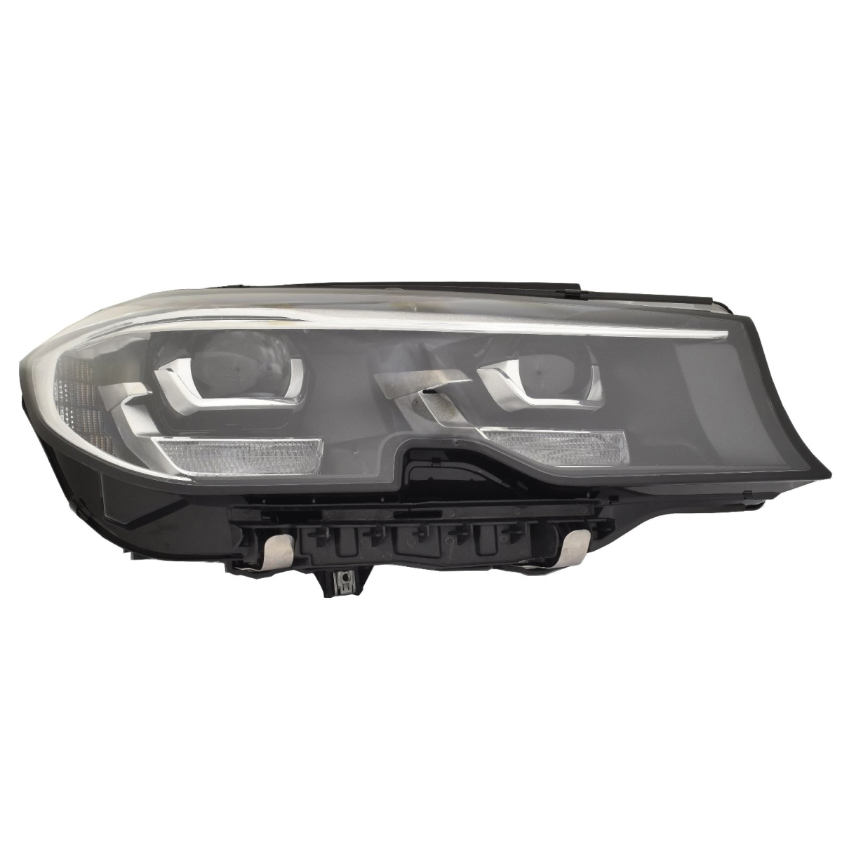 Replacement LED Headlight Assembly - Black - Single Unit - Direct Fit
