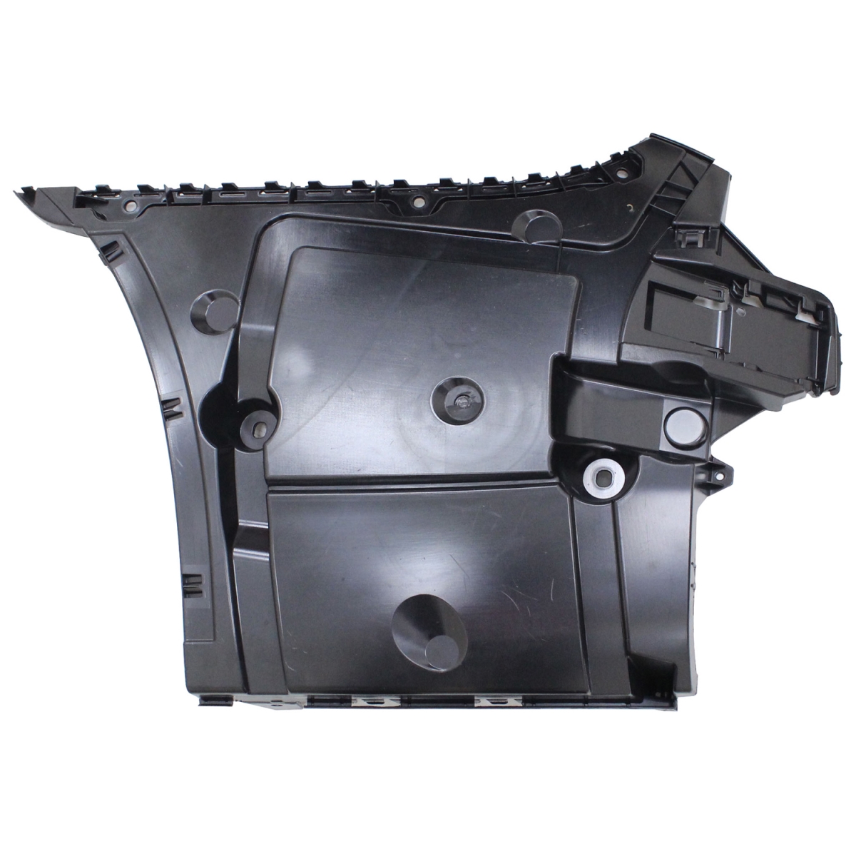 Replacement Rear Driver Side Bumper Cover Support - Black - Individual - Durable Alloy Construction