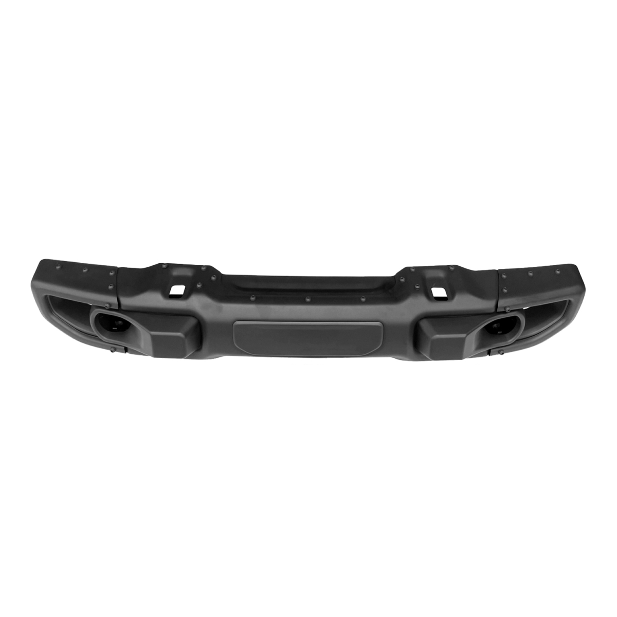 Replacement Front Bumper Assembly - Black - Direct Fit
