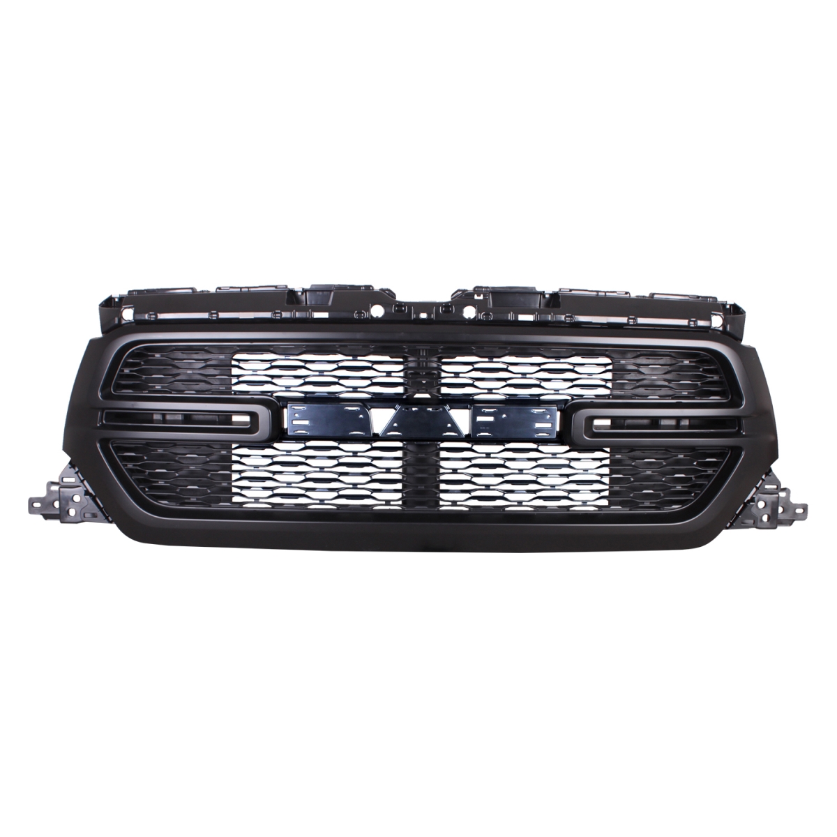 Replacement Front Grille - Black - Single Unit - Direct Fit
