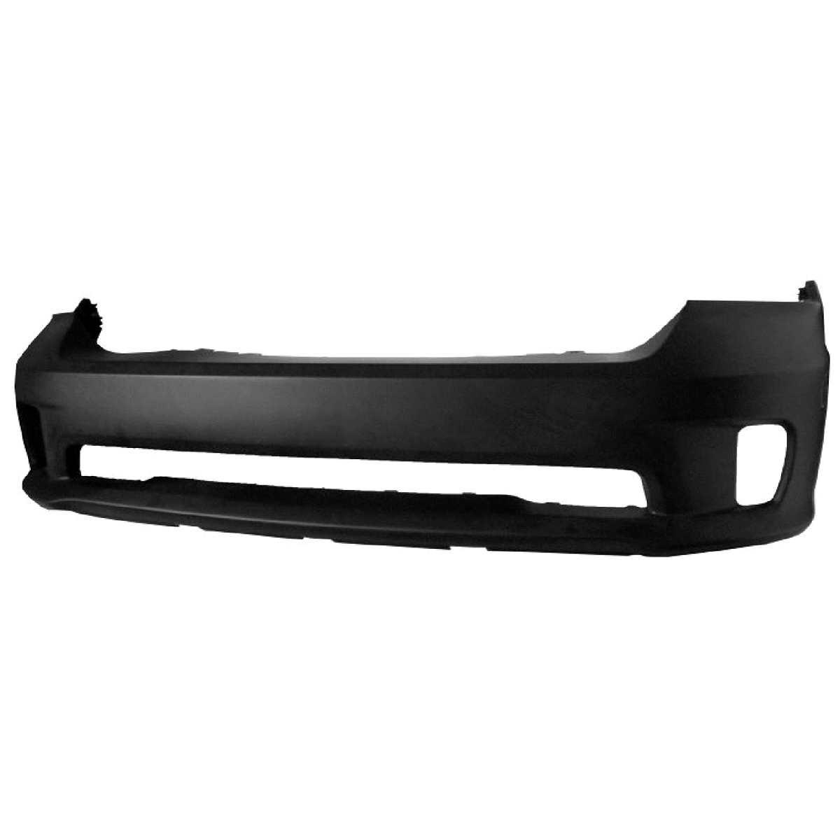 Replacement Front Bumper Cover - Black - Direct Fit - Durable Design
