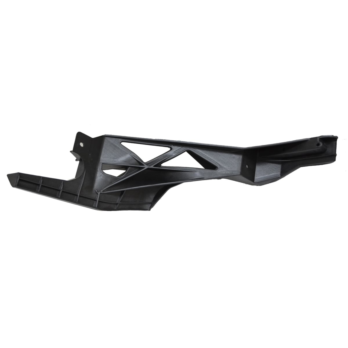 Replacement Front Driver Fender Brace - Black - Single Unit - Durable Alloy