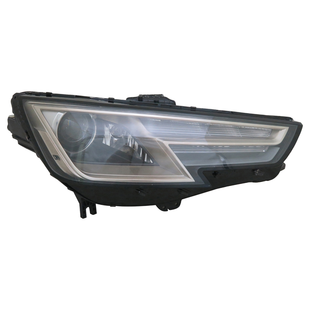 HID Headlight Lens & Housing - Black - Direct Replacement - Durable Design
