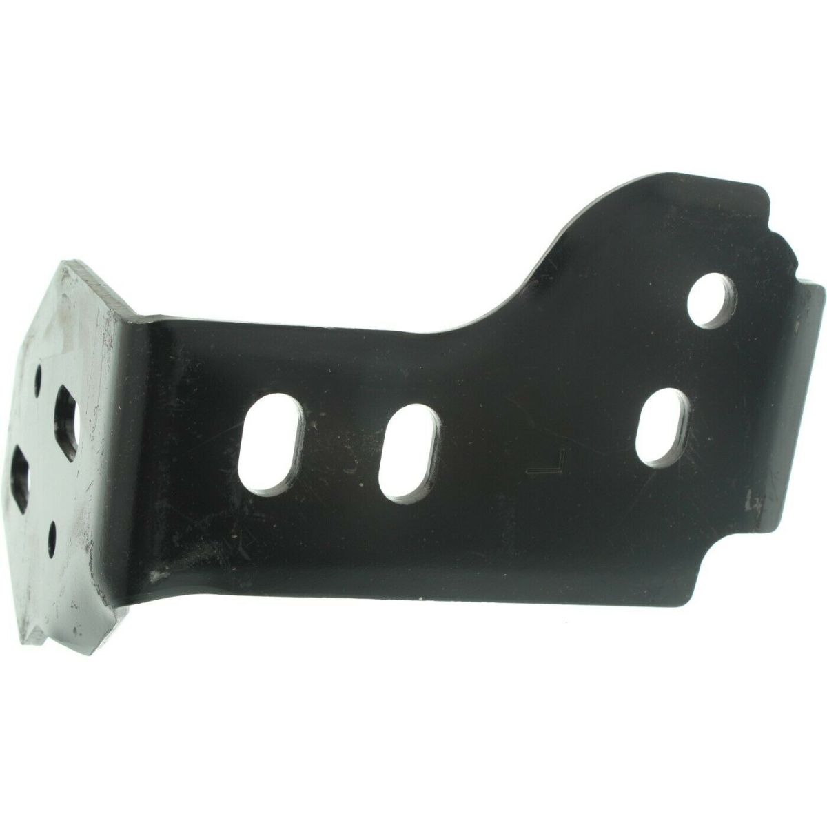 Rear Driver Side Bumper Bracket - Black - Single Unit - Direct Fit