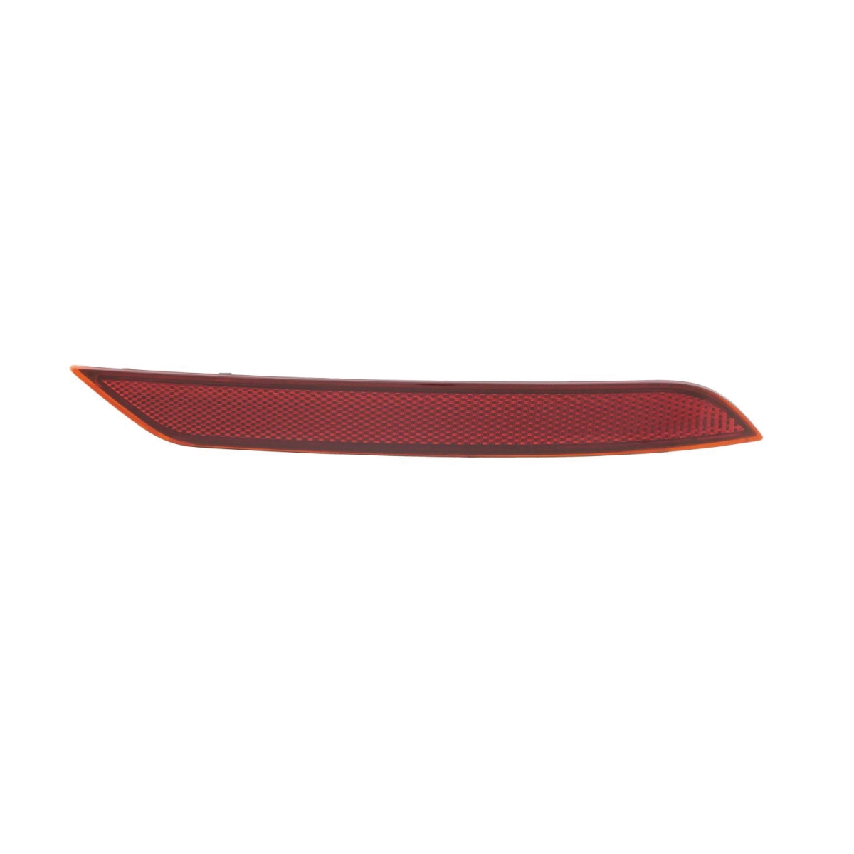 Rear Passenger Bumper Reflector - Black - Individual - Direct Fit