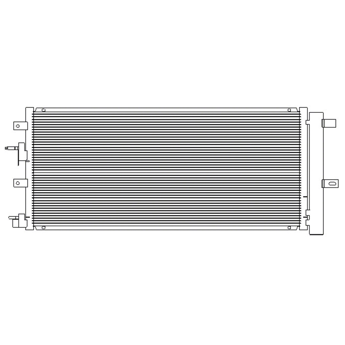 TA-CND4211 Replacement Condenser For LINCOLN MKZ 2013-2020(CND4211)