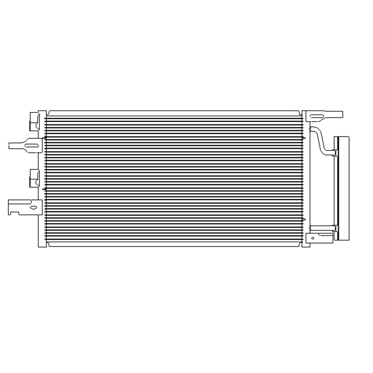 TA-CND30040 Replacement A/c Condenser For MINI X2 2014-2021(CND30040)