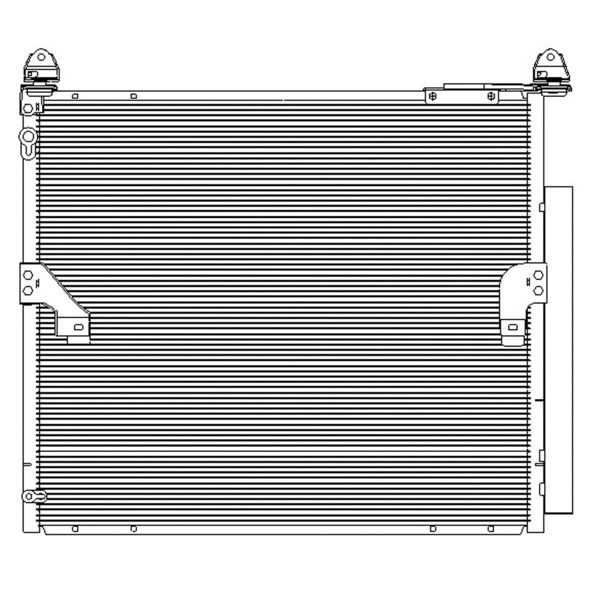 TA-CND4137 Replacement Condenser For LEXUS GX460 2010-2023(CND4137)