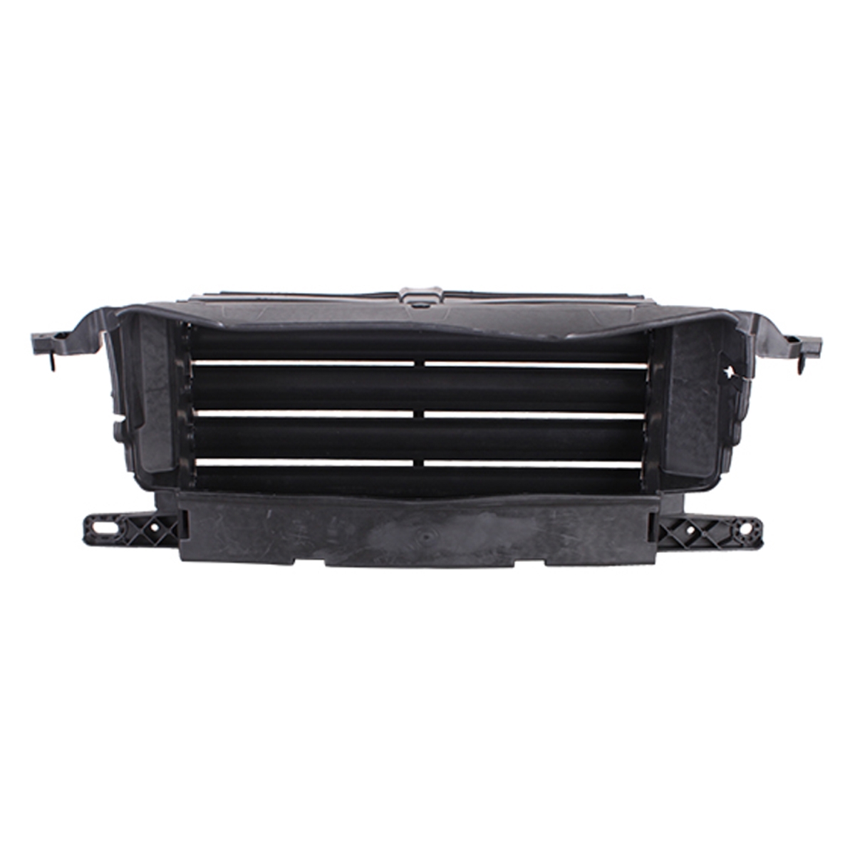 Lower Radiator Shutter Assembly - Black - Direct Replacement - Durable Design
