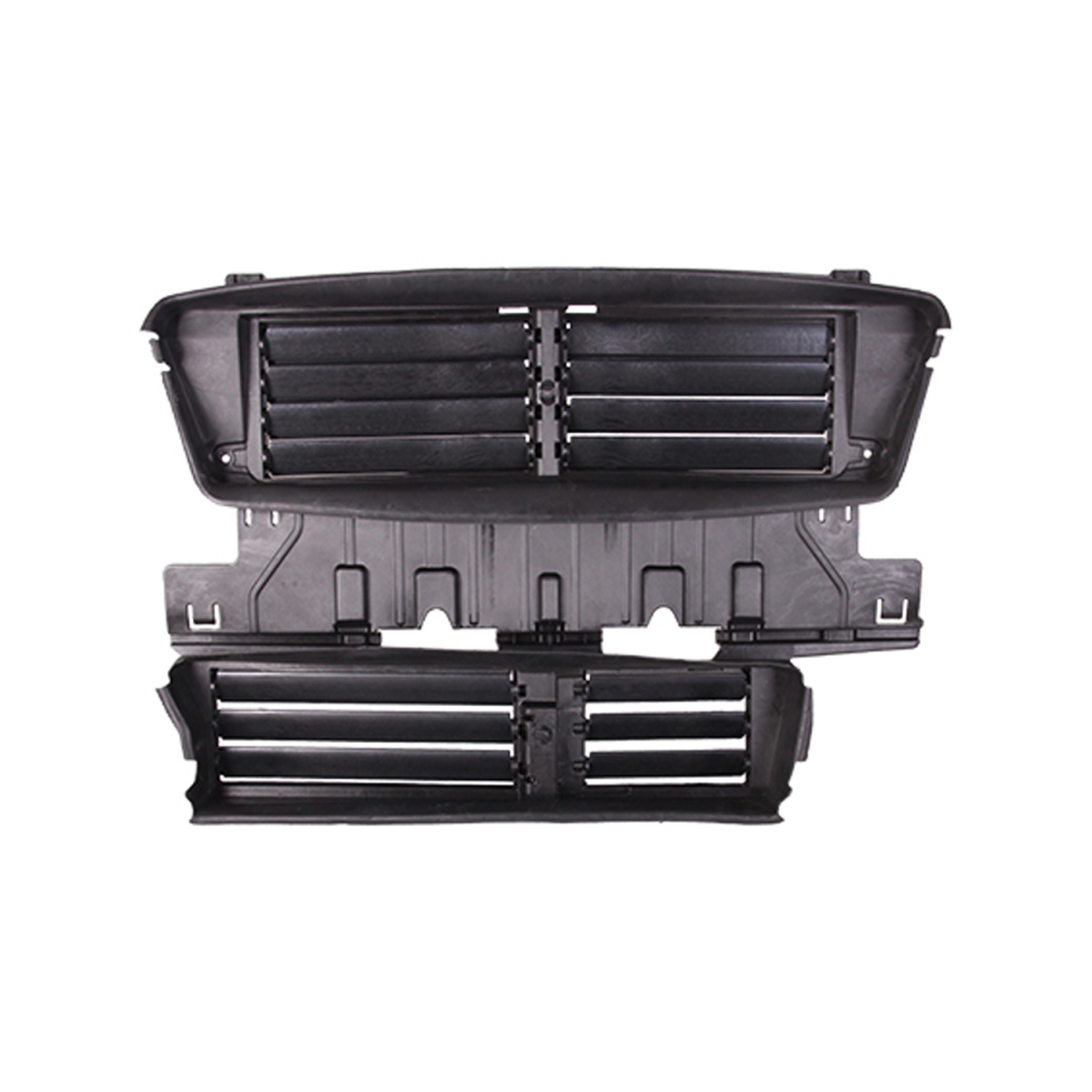 Replacement Radiator Shutter Assembly - Black - Individual Unit - Durable Design