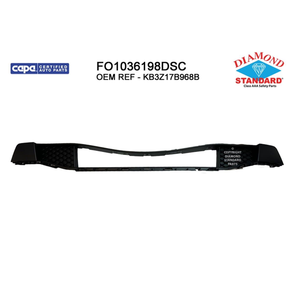 TA-FO1036198DSC Replacement Front Bumper Cover Grille For FORD RANGER_PICKUP_(2019-) 2019-2023(FO1036198DSC)