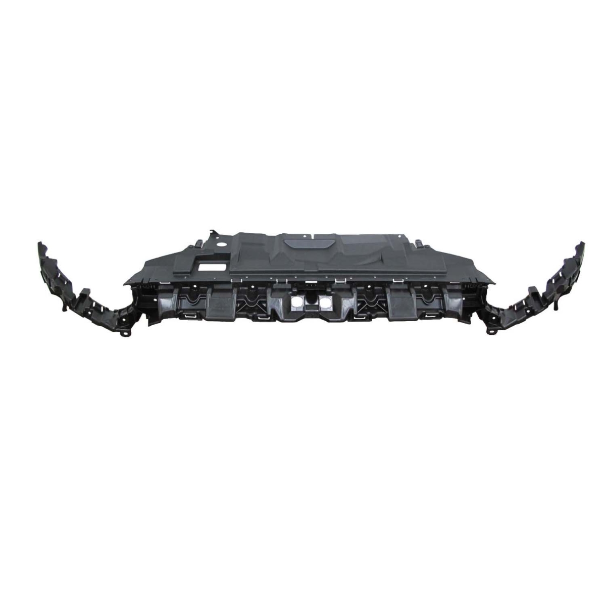 Front Bumper Cover Support - Black - Individual Unit - Durable Design