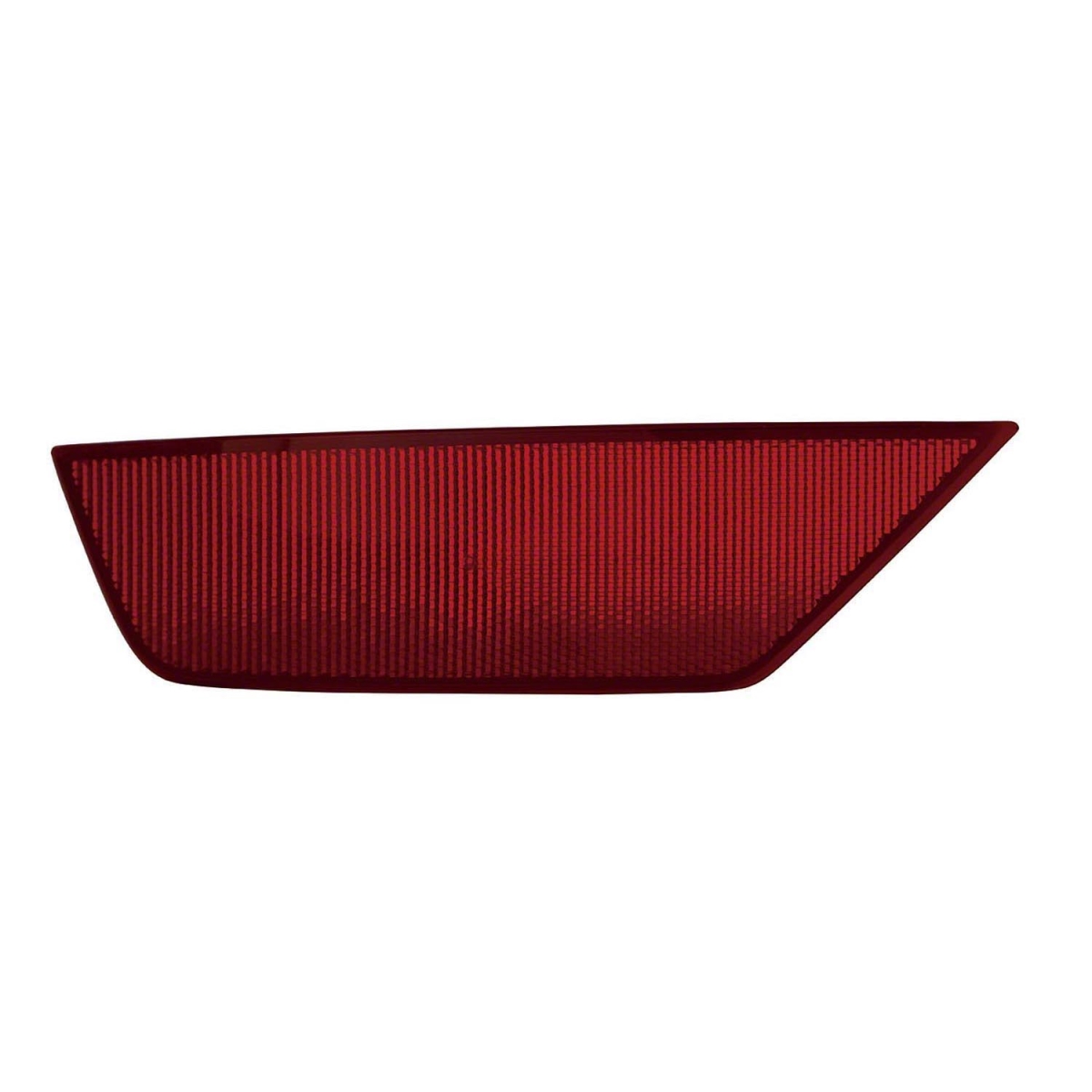 Replacement Driver Side Rear Bumper Cover Reflector - Black - Direct Fit - Durable Construction