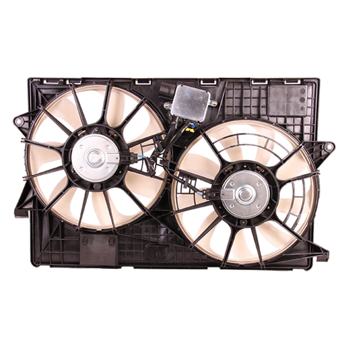 TA-CH3115177_DLT Replacement Radiator And Condenser Fan Assembly With Two Fans Side By Side For JEEP CHEROKEE 2014-2023(CH3115177)