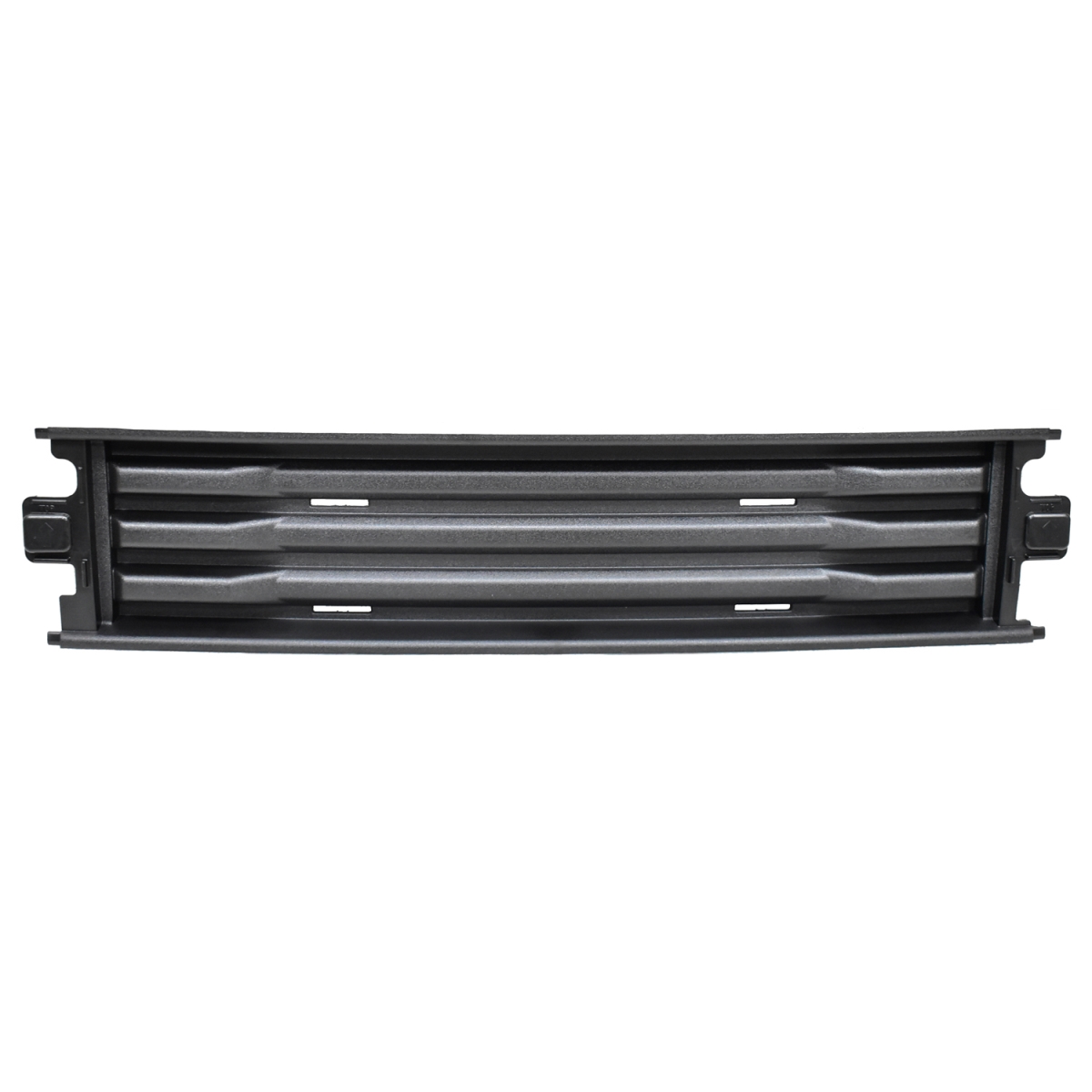 Front Center Bumper Trim - Black - Direct Replacement - Durable Design