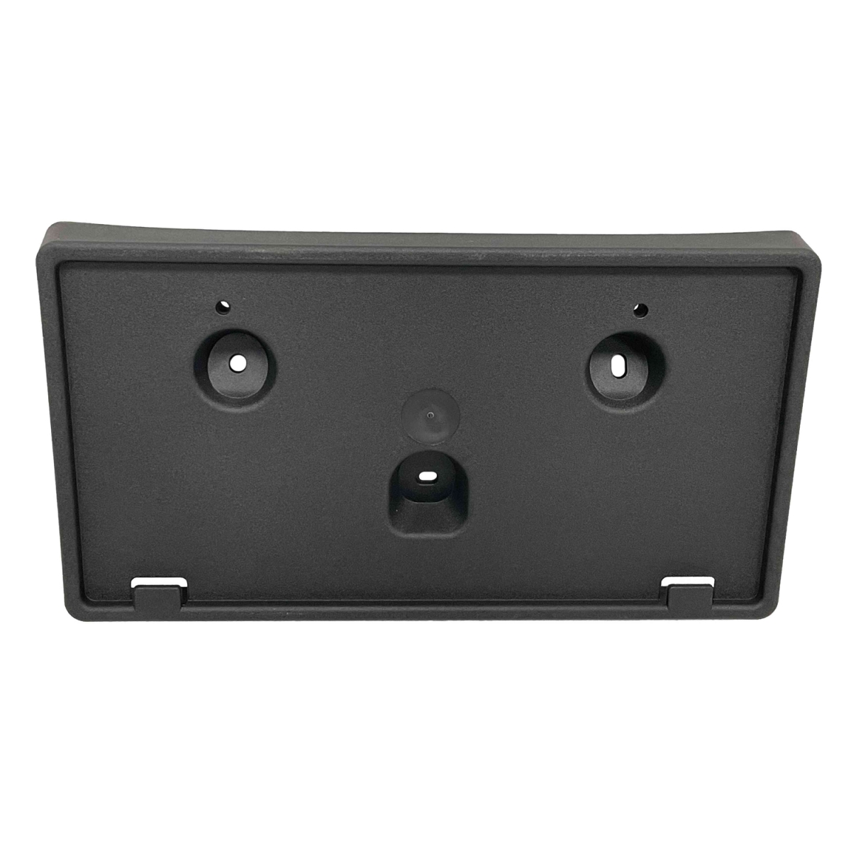 Front License Plate Bracket - Black - Direct Replacement - Durable Design