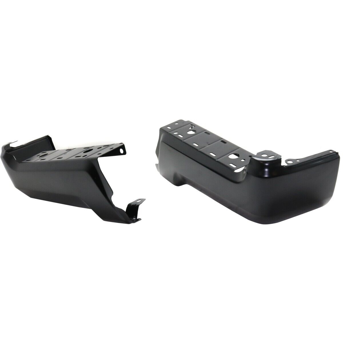 Replacement Rear Bumper Face Bar - Black - 2-Piece Set - Direct Fit