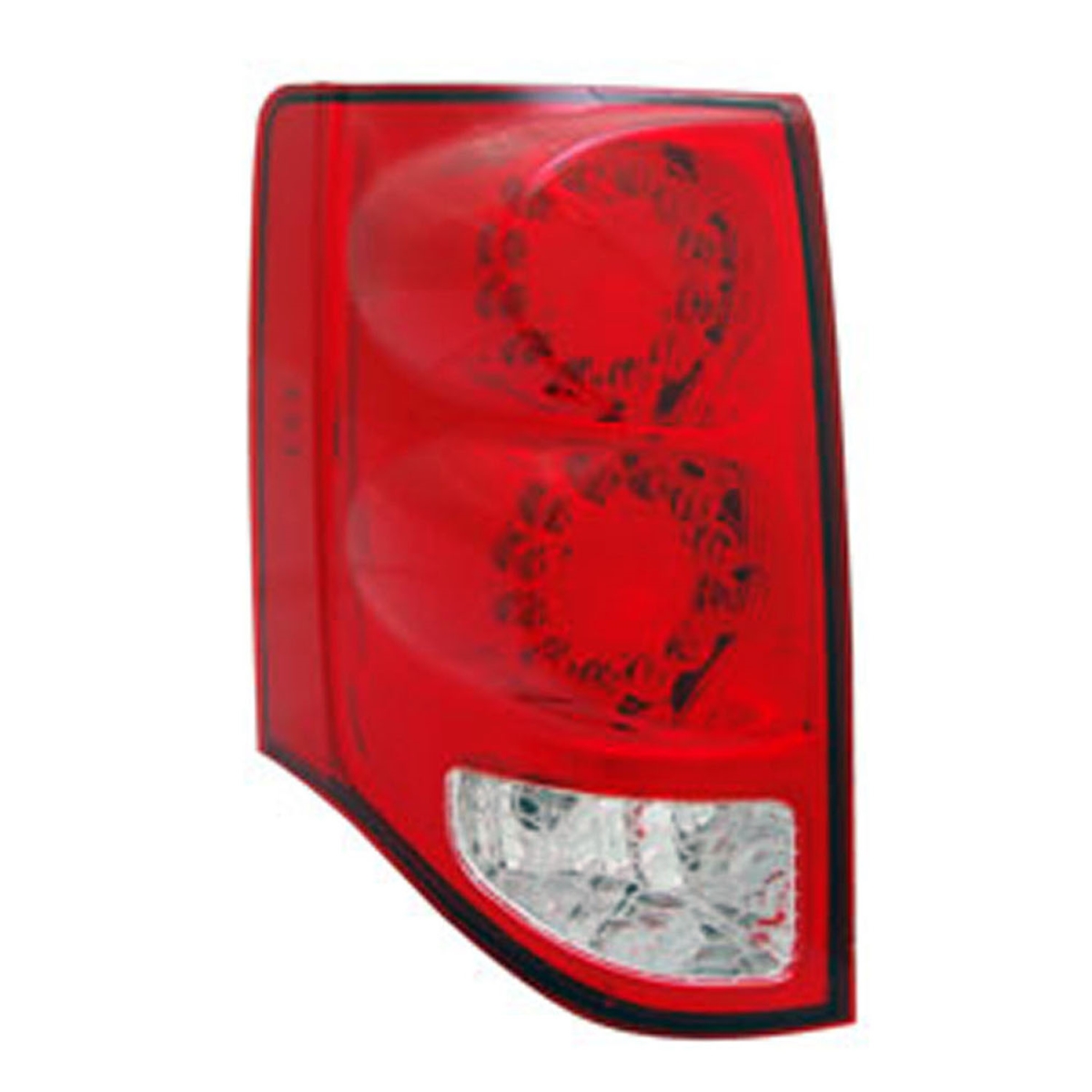 Replacement Driver Side LED Tail Light Assembly - Black - Individual - Durable Design
