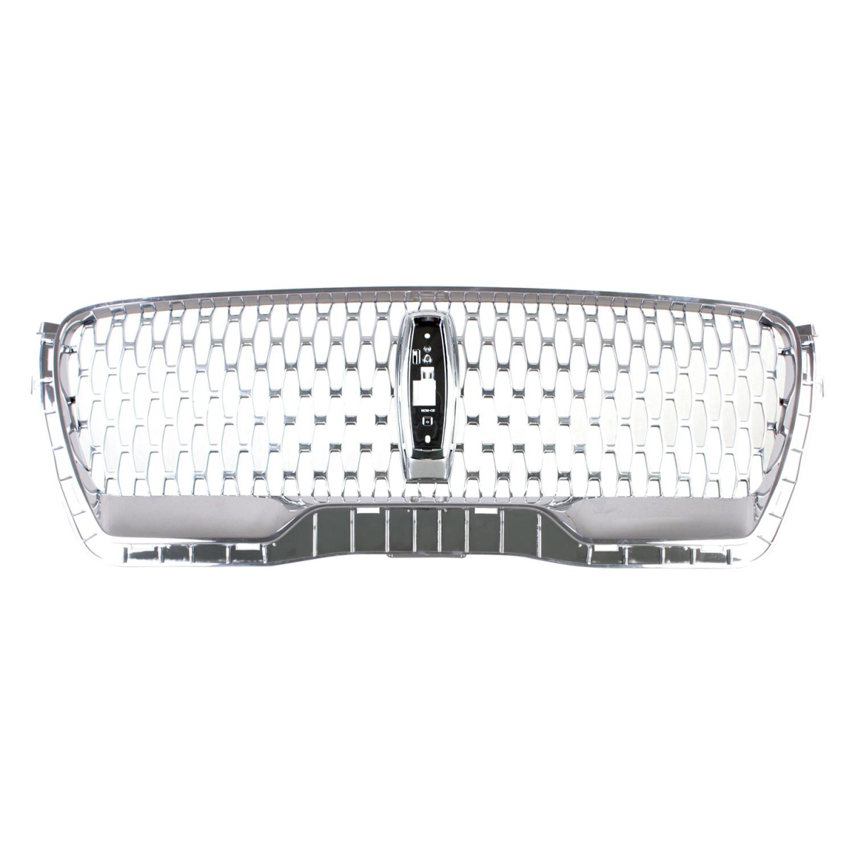 Replacement Front Grille - Black - Single Unit - Durable Alloy