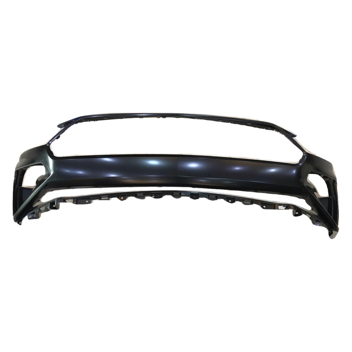 Front Bumper Cover for Ford Mustang GT 2018-2023 - Black - Direct Replacement - Durable Construction