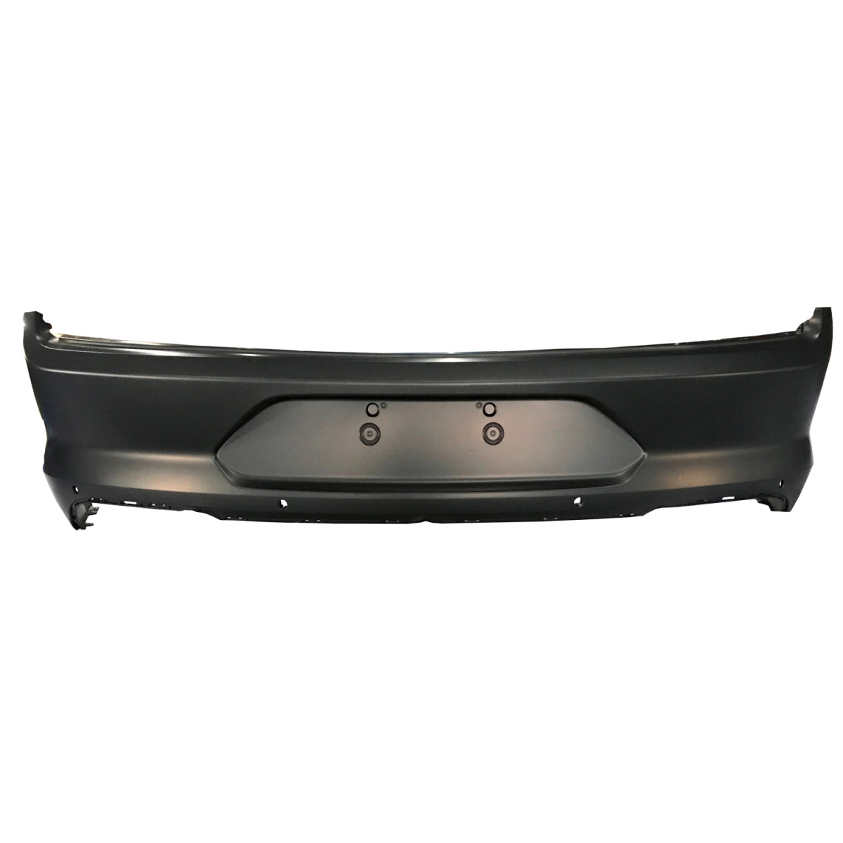 Replacement Rear Bumper Cover - Black - Direct Fit - Durable Design
