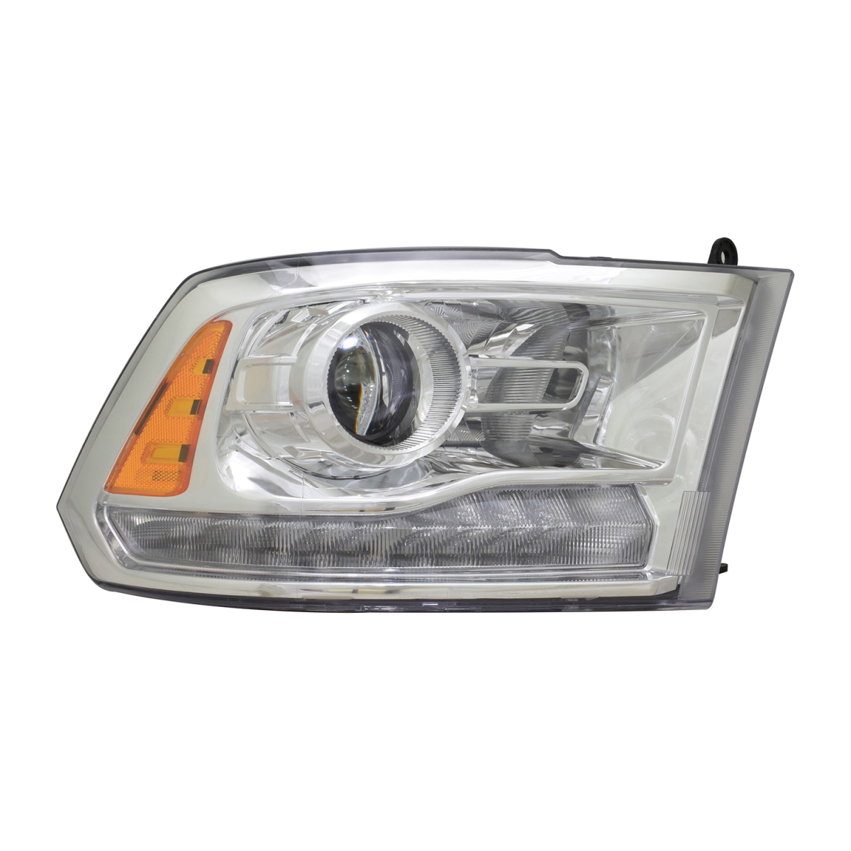 Replacement Head Lamp - Chrome Bezel - RAM Pickup 2016-2023 - Halogen